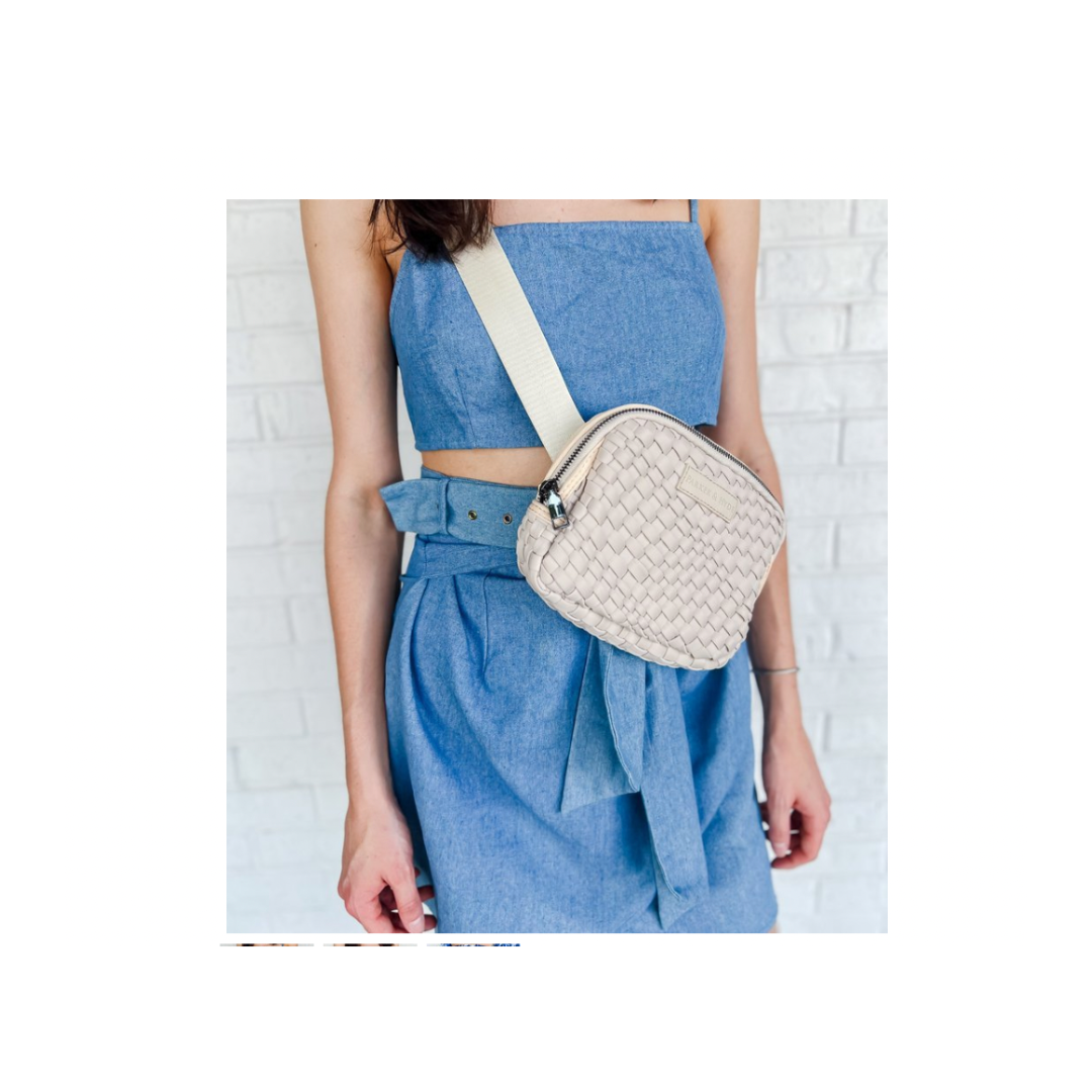 Woven Belt Bag (2 colors)