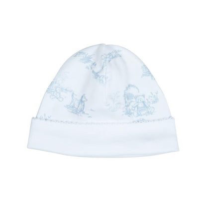 Pink Toile Baby Hat