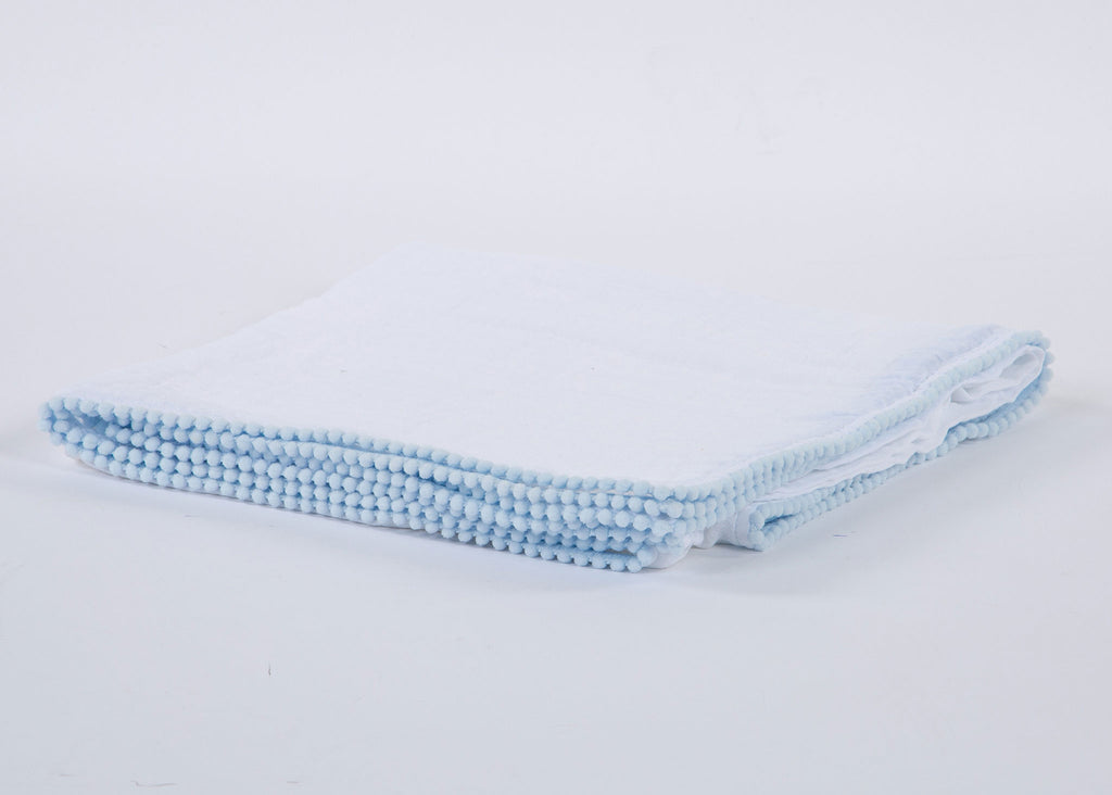 Pom Pom Muslin Swaddle