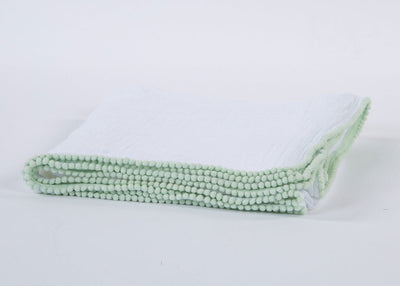 Pom Pom Muslin Swaddle