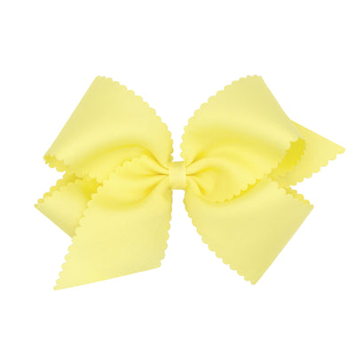 Wee Ones King Size Hair Bow, Light Yellow