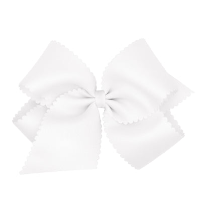 Wee Ones King Size Hair Bow, White