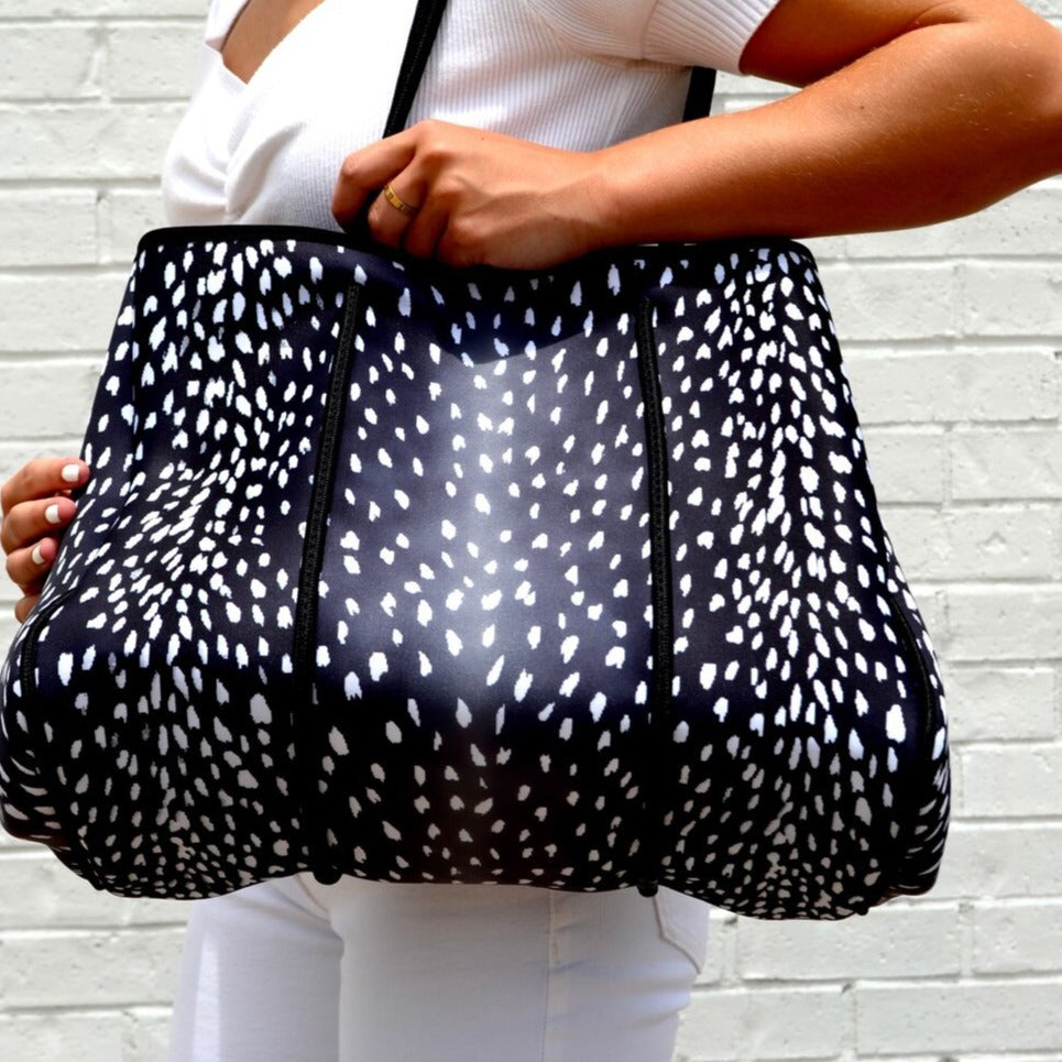 Midnight Fawn Neoprene Tote