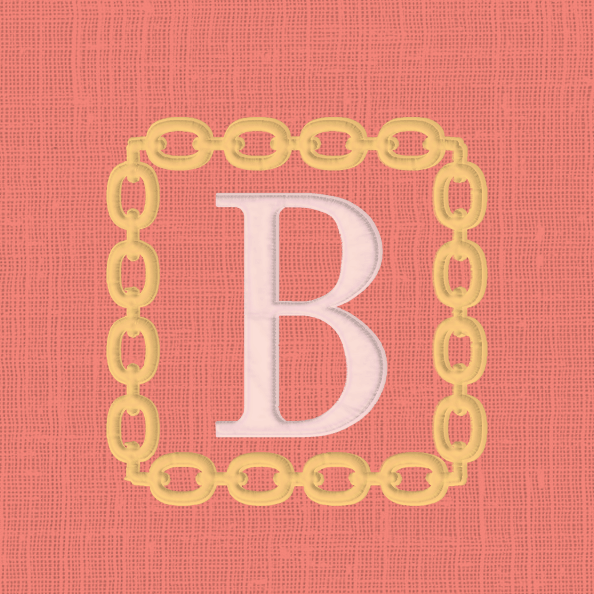 Custom Embroidery Monogram Mere Fille Designs