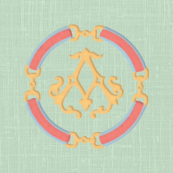 Custom Embroidery Monogram Mere Fille Designs