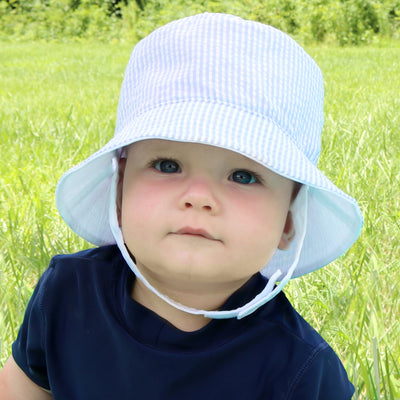 Boys Seersucker Sunhat