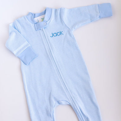 Magnolia Baby Striped Footie (2 Colors)