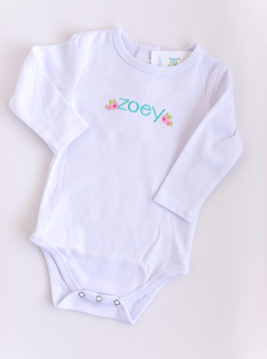 shirt Infant Crewneck Bodysuit w/ snaps (Long or Short Sleeve)