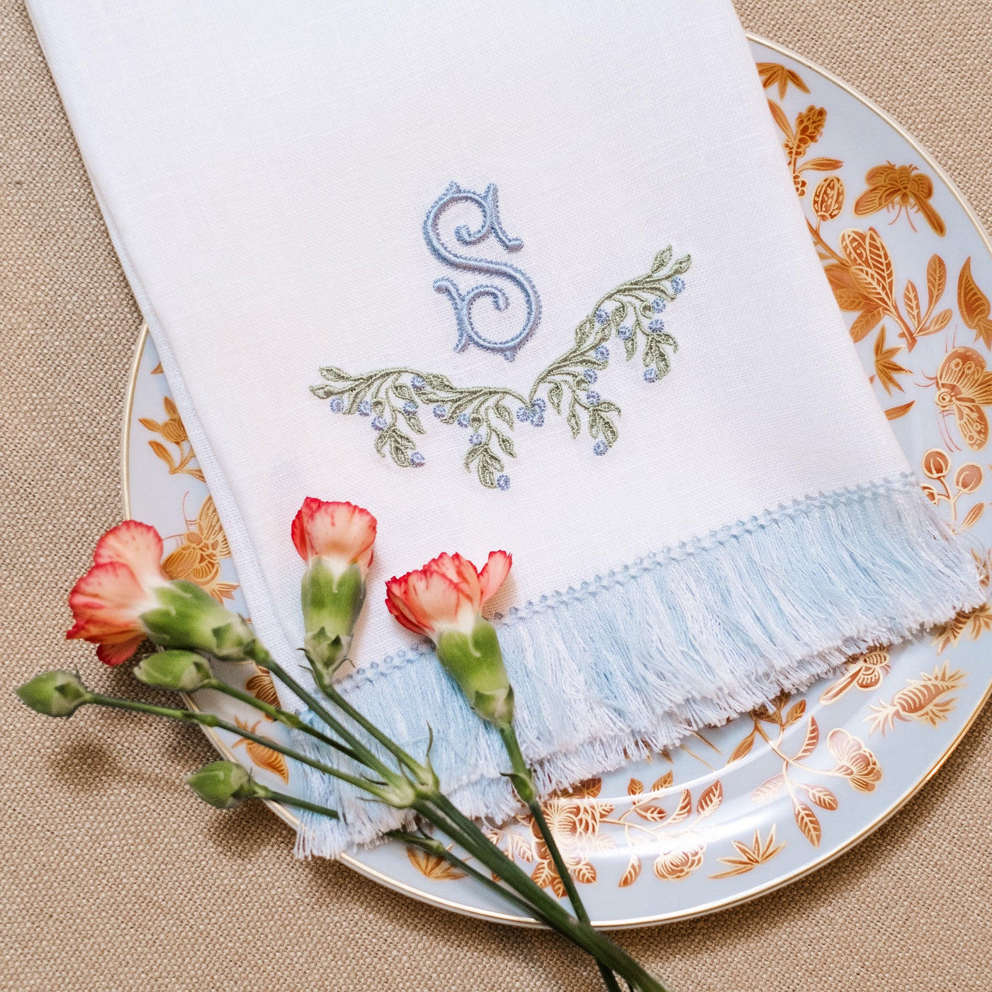 Personalized Iced Holly Berry Towel