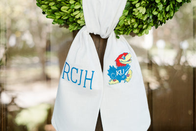 KU Wreath Sash