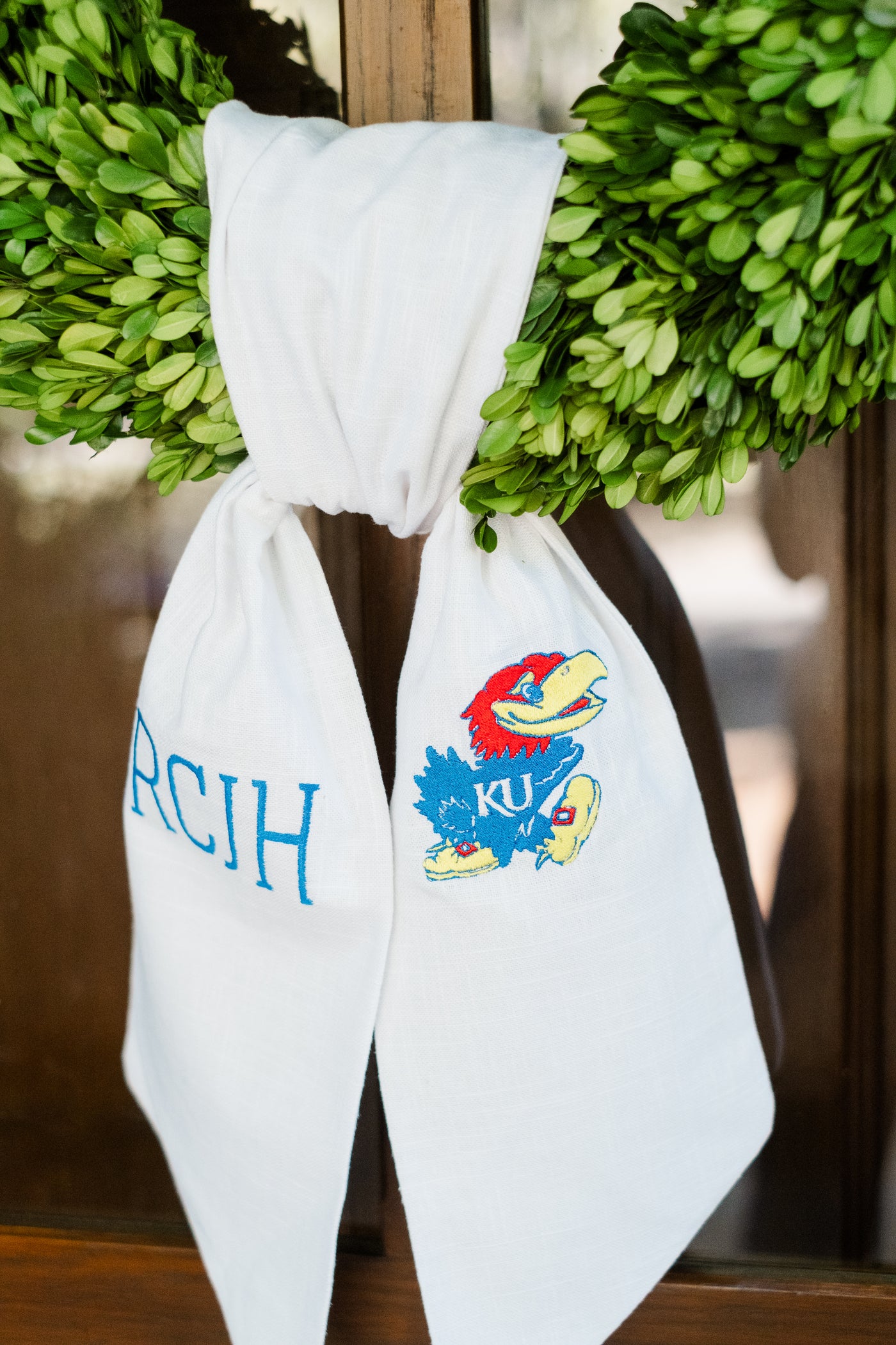 KU Wreath Sash