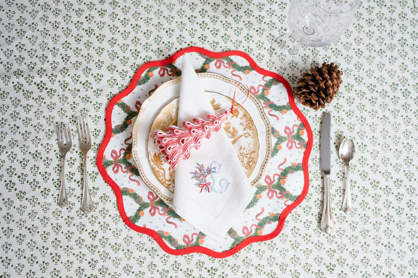 Holly Berry Dinner Napkins