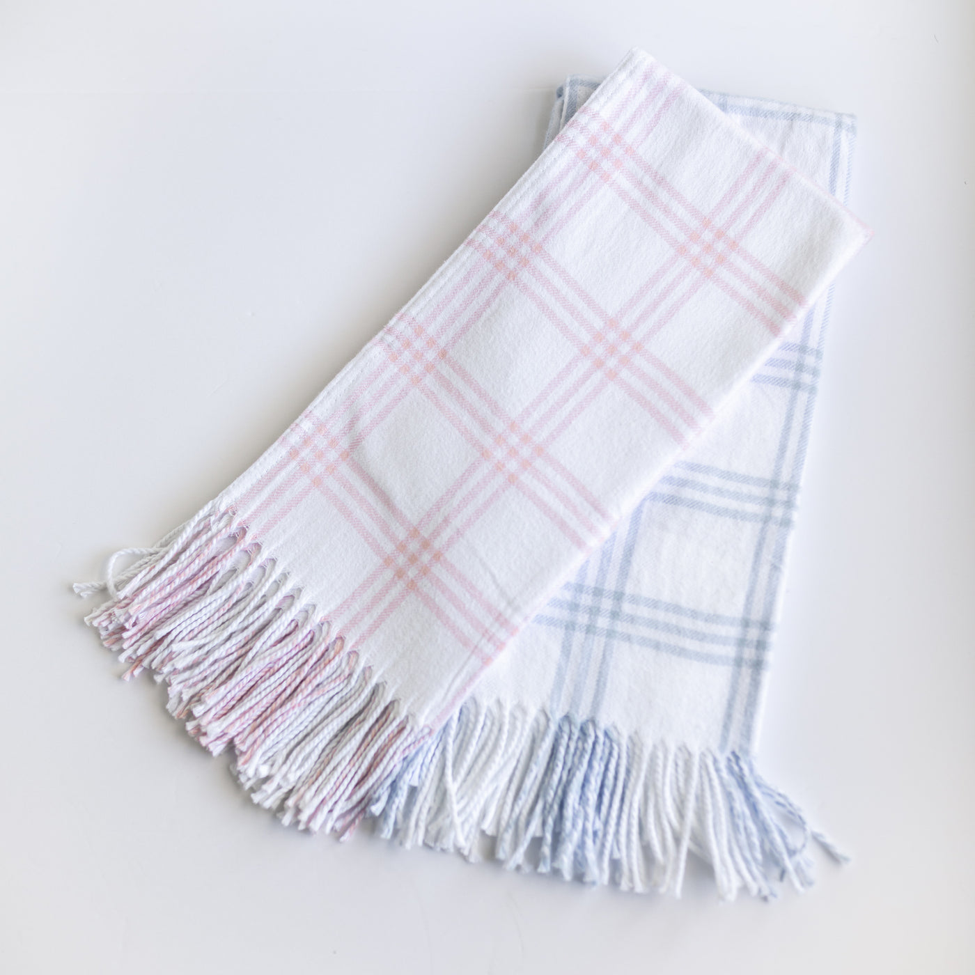 Windowpane Flannel Blanket (2 Colors)