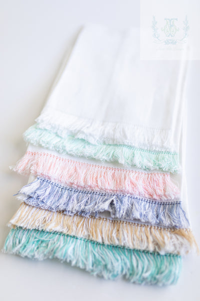Fringe Guest Towel (12 colors)