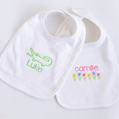 Cotton Bib & Burp Set