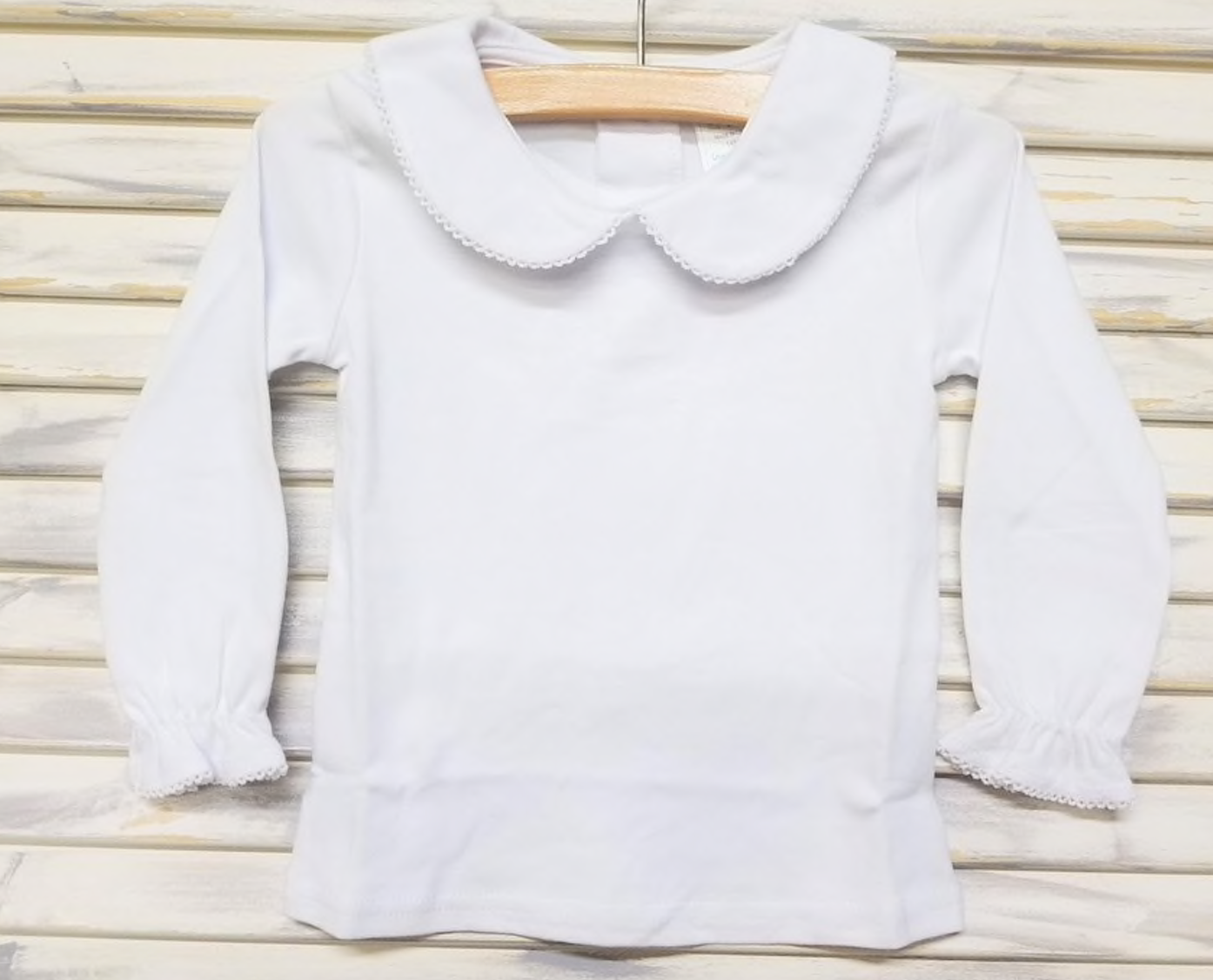 Girls Peter Pan Collar Shirt (Short & Long Sleeve)