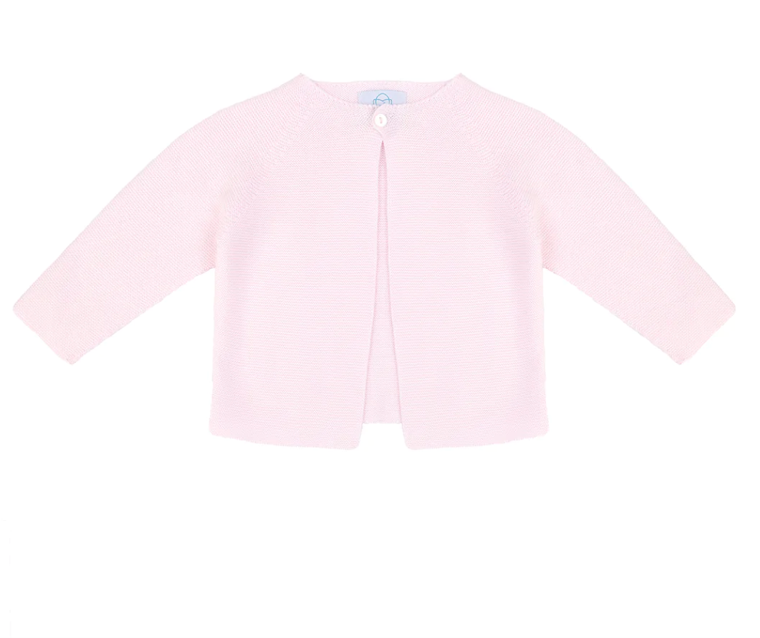 Knit Baby Cardigan (Pink or Blue)
