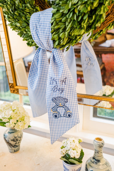 Wreath Sash, It's a Boy!