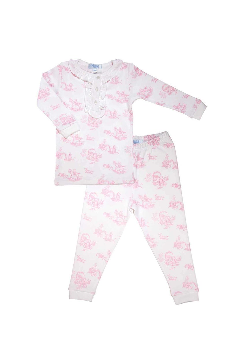 Toile Pajamas (pink or blue)