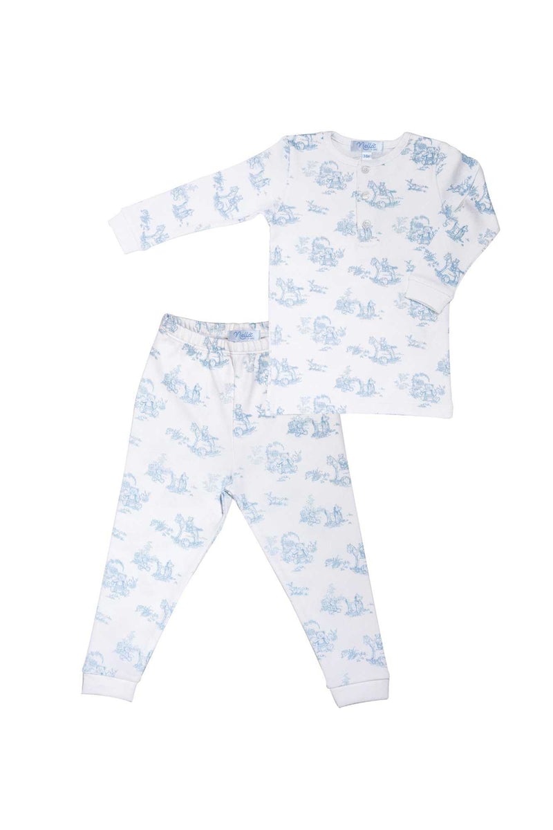 Toile Pajamas (pink or blue)