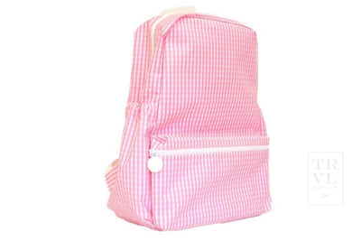 Pink Gingham Backpacker