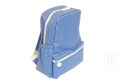 Royal Blue Gingham Backpacker