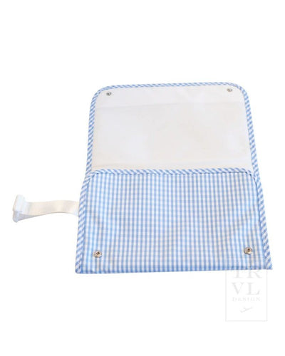 Gingham Changing Pad