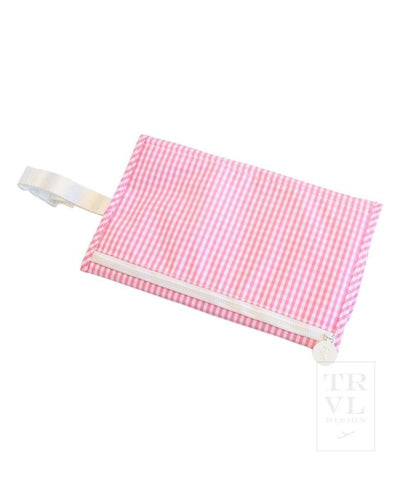 Gingham Changing Pad