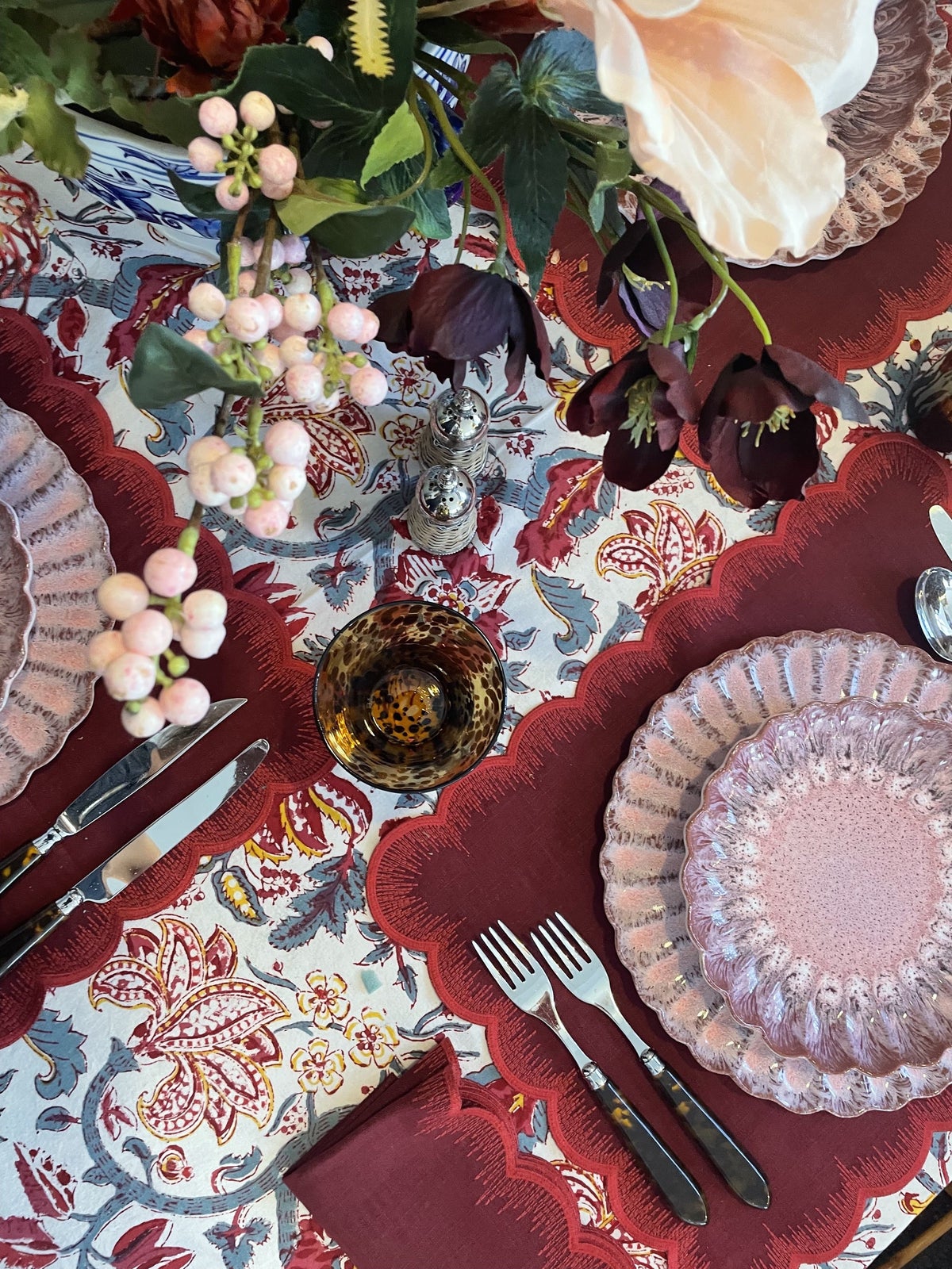 Emilia Rouge Tablecloth