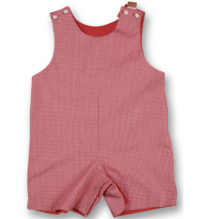 Reversible Romper (Red or Navy)