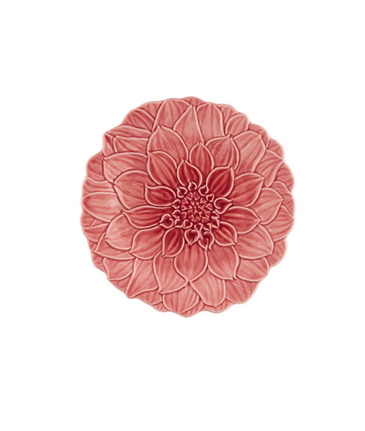 Pink Dahlia Floral Salad/Dessert Plate