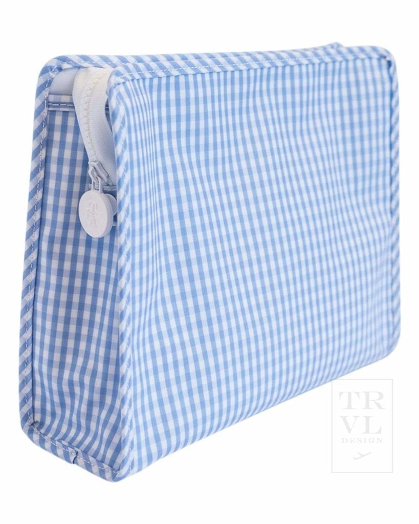 Large Roadie, Sky Blue Gingham