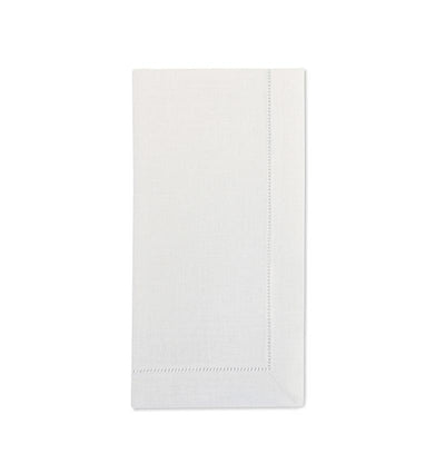 White Hemstitch Dinner Napkins