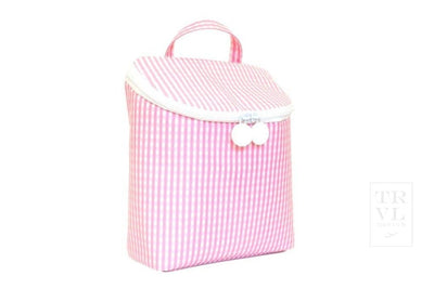 Pink Gingham Takeaway Insulated Bag