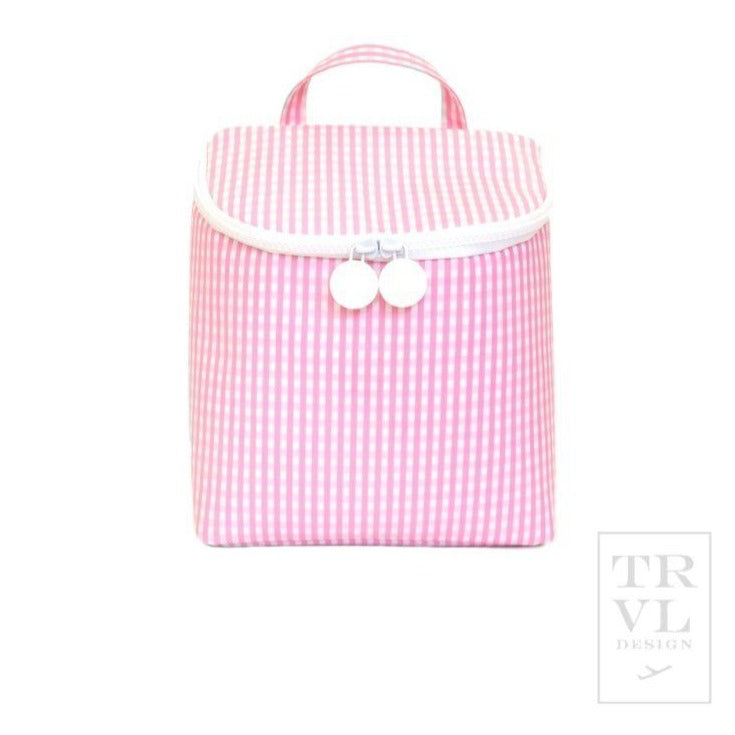 Pink Gingham Takeaway Insulated Bag